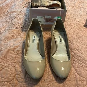 Miu Miu nude heels